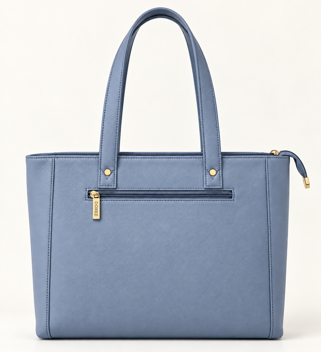 Blue Laptop Tote for Women | DOREE