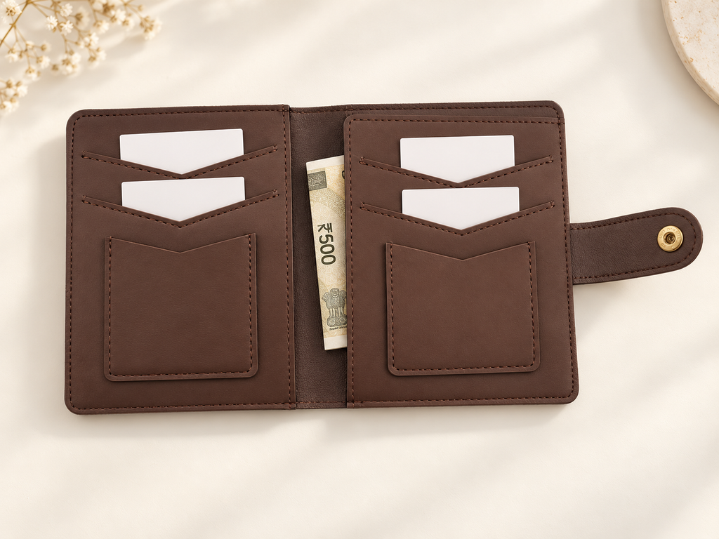 DOREE Premium Passport Organizer & Travel Wallet for Women